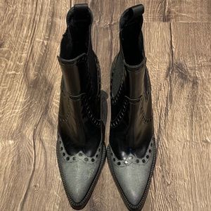 Alexander Wang cowboy wedge booties